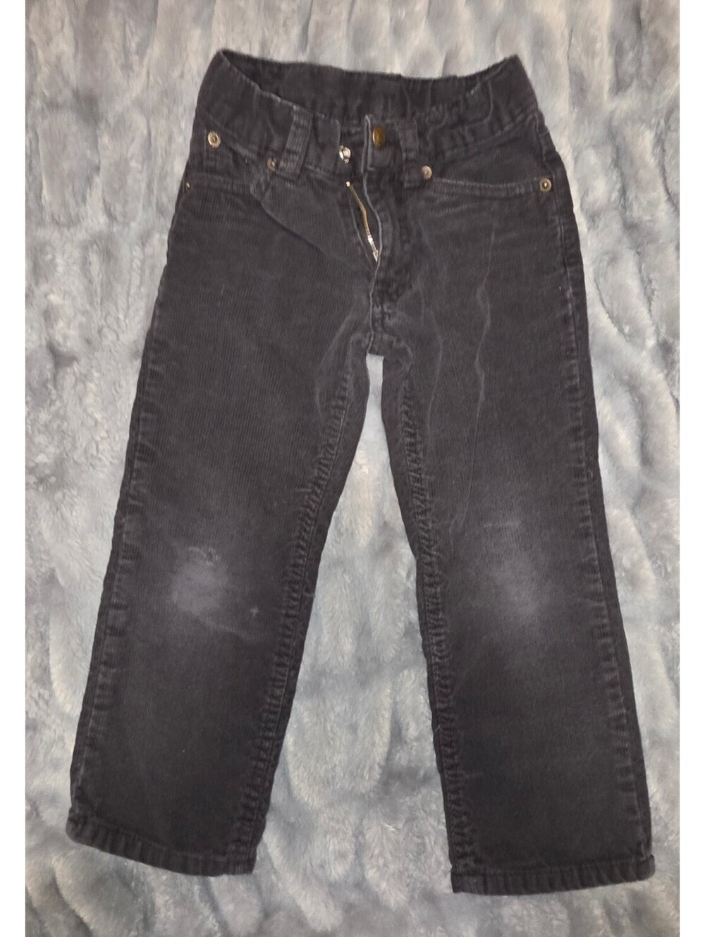 Green Dog kids black corduroy pants size 6 XT